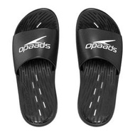 Speedo 一體成型排水拖鞋(81222906098)黑色