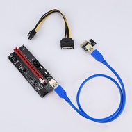 1pcs PCI-E Riser Board 1X to16X GPU Extender Riser Card PCI-E USB3.0 GPU Adapter Blue