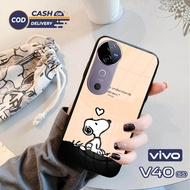 VIVO V40 & V40 PRO Glass Softcase - V40 & V40 PRO Mobile Phone Case [T121].