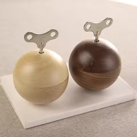Sinzyo handmade wooden spherical tumbler music box Sky City Christmas / birthday / Valentine's Day /