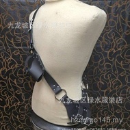 Handmade Steampunk PU Leather Strap Retro Cosplay Retro Scabbard Sword Gun Holder Gun Leather Case