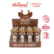 Kstick Glue Stick Animal Deer 8 g EA-0800DR, White - School & Office Supplies