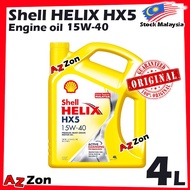 Shell HELIX HX5 15W-40 Engine Oil Shell Premium Multi-Grade Motor Oil HELIX HX5 15W-40