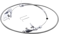 YUCHENSHLP Transmission Kick Down Cable, Stainless Braided Kickdown Cable Detent Transmission Trans 