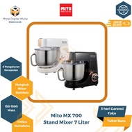 Mito MX 700 Stand Mixer Maxi MX700 Mixer Berdiri Gear Stainless 7 Liter