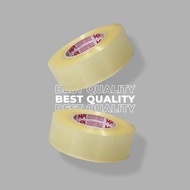 Jumbo clear & brown duct tape. Size 45 cm wide & 300 yards long (+300 meters) best quality thick & s