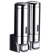 Soap Dispenser Wall Wall-Mount Hotel Shampoo Lotion Liquid Soap Dispenser Stainless Steel Hand Soap 