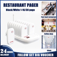 Pager Restaurant Pager Wireless Calling System Restaurant Coffee Shop Paging System 16 Buzzer