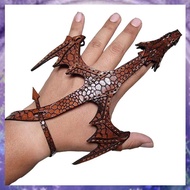 [P K A M] Dragon Bracelet Braided Bracelet Adjustable Hand Dragon Bracelet Men'S Vintage Dragon Wrap