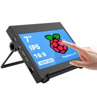 Raspberry Pi 4 Screen 7inch Raspberry Pi Monitor with Case APROTII 1024X600 IPS Capacitive Touch Scr