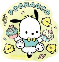 Tees Factory SR-5543614PC Sanrio Characters Acrylic Clip Pochacco Party Cupcake H 2.1 x W 1.9 inches
