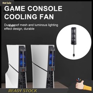 mw Ps5 Console Fan Ps5 Fan Ps5 Slim Fan Quiet 3-speed Game Console Cooler with Design for Efficient Heat Dissipation Plug and Play System for Enhanced Gaming Experience
