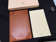 Rolex memo pad notepad note book card case 16610lv 筆 vip