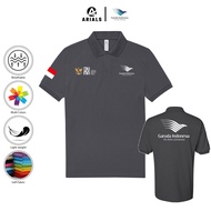 Arials Polo shirt Baju Kaos Kerah Maskapai Garuda Indonesia Airlines