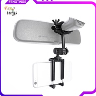 [Ft] Universal 360 Degree Car Rearview Mirror Mount Phone Holder Extension Bracket