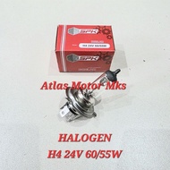 [1PC] H4 HALOGEN BULB 24VOLT 60/55WATT - SPK H4 24V 60/55W