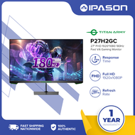 IPASON | Titan Army P27H2GC FHD 1920*1080 180Hz fast VA 27" Gaming Monitor
