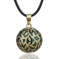 EUDORA Harmony Ball Chime Bola Necklace for Pregnancy, Tree of Life Maternity Bell Wishing Ball Gift