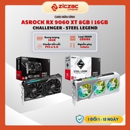 VGA Video Card ASRock Radeon RX 9060 XT 8GB 16GB Challenger Steel Legend - Genuine 36th warranty RX 