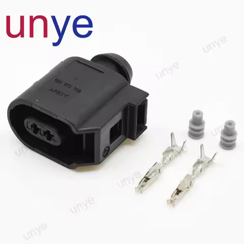 1-20 Sets 6E0973702 2Pin Auto Waterproof ABS Speed Sensor Plug Connector 6E0 973 702 For VW Golf Pas