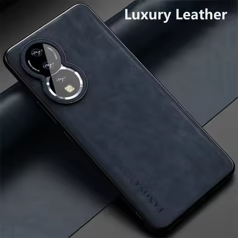 Luxury Leather Case For Honor 80 Pro Stylish Phone Cover For Honor 80 Funda Silicone Protection Shel