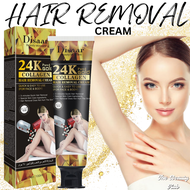 HAIR REMOVAL 24k Collagen Cream Painless Hair Removal for Armpit and Legs Anti-scar Cream FOR WOMEN 
