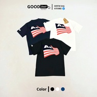 Aa T-shirt with Ruffled Embroidered Flag Shape, 2c 100% Cotton Fabric, High Quality European Form
