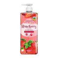 FS RM0 SM [ Sabun Mandi / Shower Cream / Shower Gel ] Watson Strawberry Gel Body Wash 1000ml