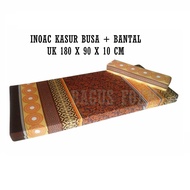 INOAC SINGLE FOAM MATTRESS UK 180X90X10 CM + PILLOW