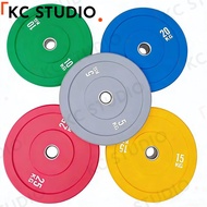 Olympic Plates Color Bumper Plate Barbell Plate 5kg/10kg/15kg/20kg/25kg for Gym and Home Work-out