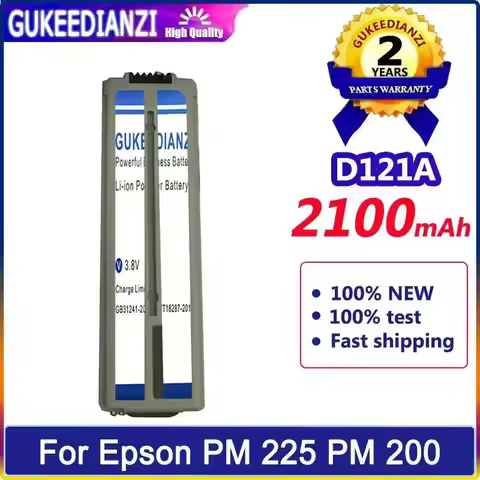 D121A C12C831082 Long Lasting Photo Printer Battery 2100Mah For Epson Picturemate 200 Charm PM 225 S