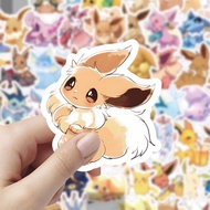 120PCS Pokemon Eevee stickers Scrapbook sticker  Phone Case sticker Laptop sticker Luggage sticker  