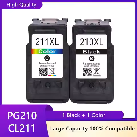 Compatible Ink Cartridge for Canon PG210 CL211 210XL 211XL IP2700 IP2702 MP240 MP250 MP260 MP270 MP3