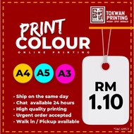 Onine Printing Service [A4/A3/A5] Colour