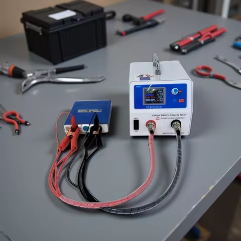 Heltec 10A-50A Charge/Discharge Battery Capacity Tester for 18650/21700 LiPo/LiFePO4 5V/30V Electron