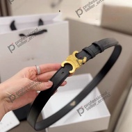 全新Celine 賽琳凱旋門女款皮帶，經典款，頭層牛皮，