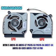 CPU GPU COOLING FAN ACER NITRO 5 AN515-55 AN515-57 PH315-53 PH315-54 AN517-54 AN515-55-53E5 AN515-57