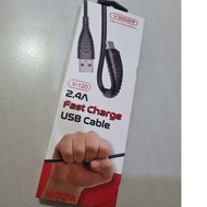 Veger Fast Charge UBS Cable 100CM / Model : V-120 / READY STOCK