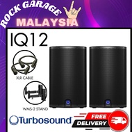 Turbosound iQ12 2500-Watt 12" Powered Speaker With Speaker Stand And Cable - Each / Pair ( iQ-12 / i
