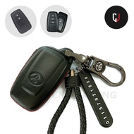Toyota Corolla Cross / Corolla Altis / Camry / CHR 2019-2025 Keyless Remote Car Key 4D Leather Cover