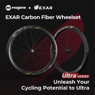 [Magene SG] Magene Exar Ultra DB405/DB508 UCI Approved Carbon Wheelset Carbon Spokes w/ Ceramic Bearings
