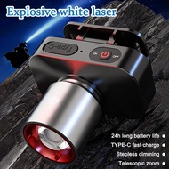 1200lumens Zoomable Headlamp With A Type-C Charging Port 2025-Plastic Lighting Headlights R8Z2
