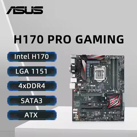 ASUS H170 PRO GAMING Motherboard Support i7-6700K i5-6500 i3-6300 Pentium G4560 Celeron G3950 CPU DD