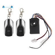 Ebike Alarm System 36V 48V 60V 72V with Two Switch for Electric Bicycle/Scooter Ebike/Brushless Cont