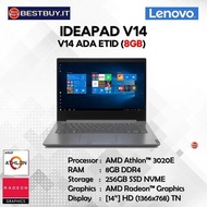 LAPTOP LENOVO V14 ADA ETID AMD ATHLON 3020E 8GB 256GB SSD 14"HD