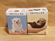 BANDAI 掌上動物 Tenori Friends 北極熊 海獺