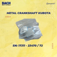 Metal CRANKSHAFT KUBOTA SERIAL NUMBER: 17311-23470/72