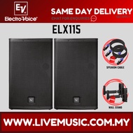 EV Electro-Voice ELX115 1600W 15" Passive Speaker With Speaker Stand And Cable - Each / Pair ( ELX-1