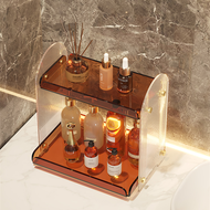จักรวาลของความงาม Acrylic Bathroom Vanity Countertop Organizer Multi-layer Makeup Storage Box Deskto
