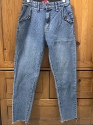 韓國 7-Star 九分流蘇牛仔褲